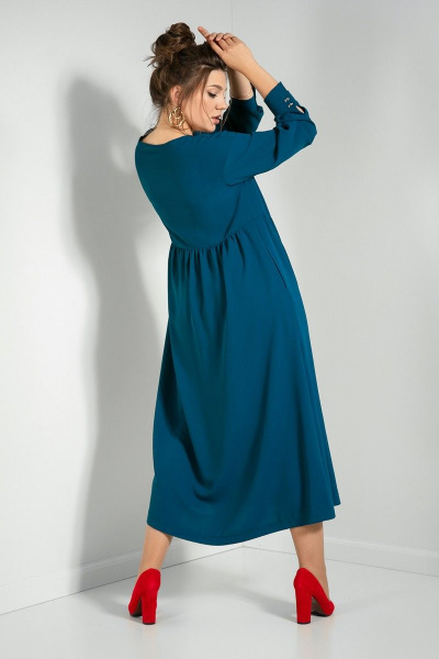 Жакет, платье JeRusi 2091 красный-синий - фото 6