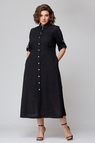 Платье AMUAR 1010 черный - фото 17