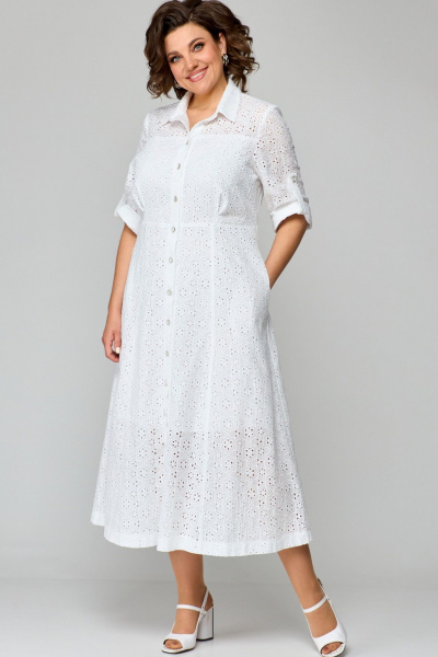 Платье AMUAR 1010-1 белый - фото 21