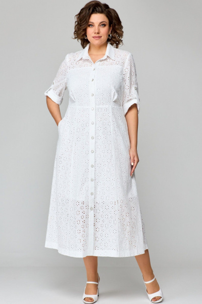 Платье AMUAR 1010-1 белый - фото 18