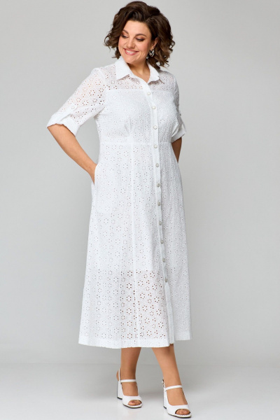 Платье AMUAR 1010-1 белый - фото 17