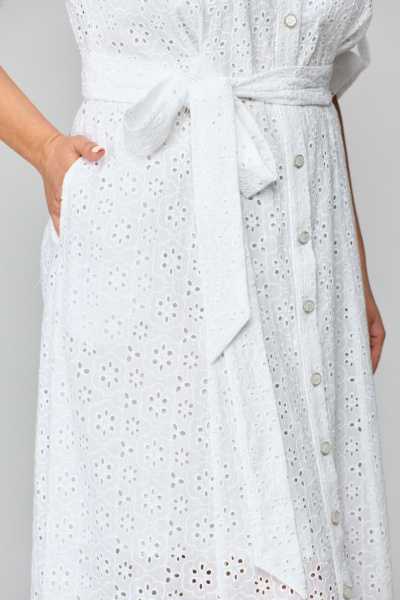 Платье AMUAR 1010-1 белый - фото 14