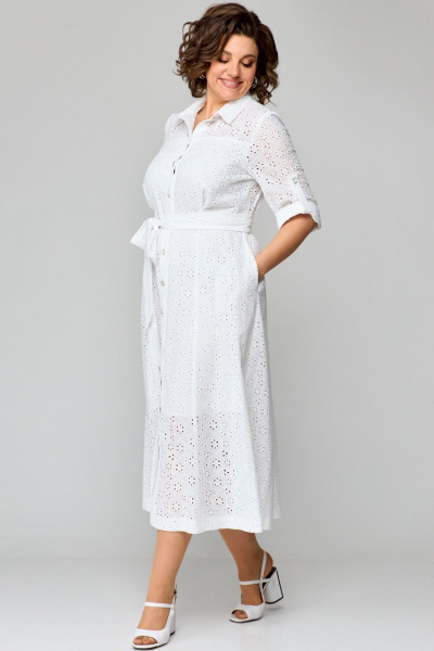 Платье AMUAR 1010-1 белый - фото 10