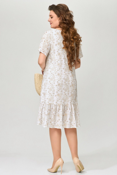 Платье Fita 1642 белый - фото 8