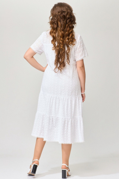 Платье Fita 1651 белый - фото 2