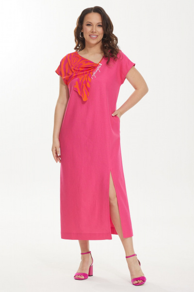 Платье Магия моды 2443 розовый - фото 3