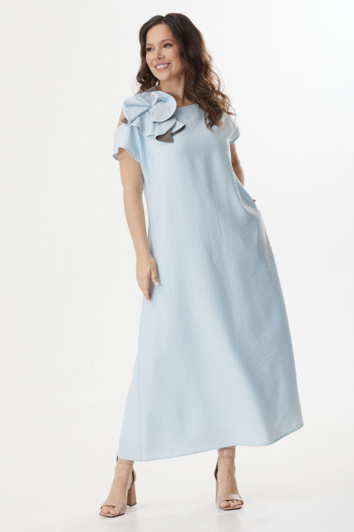 Платье Магия моды 2423 голубой - фото 3