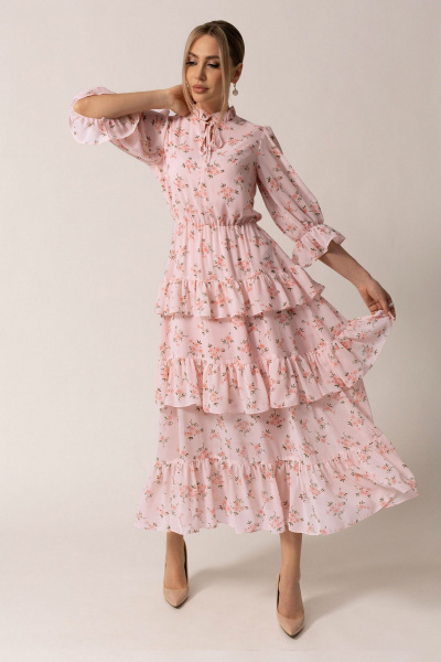 Платье Golden Valley 4919-1 розовый - фото 1
