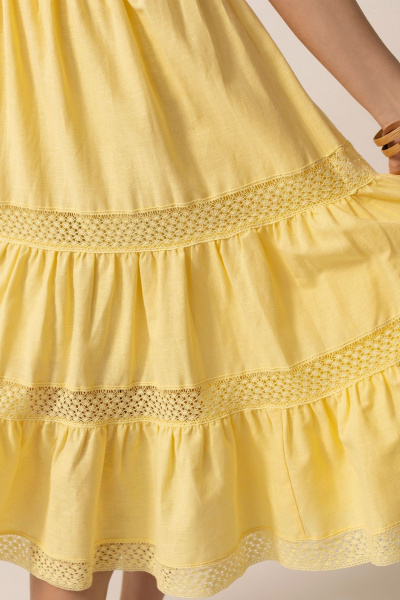 Платье Golden Valley 4987-1 желтый - фото 3