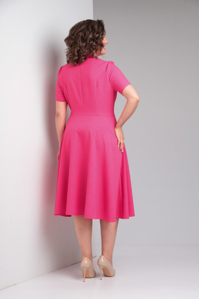 Платье Pocherk 1-015к розовый - фото 8