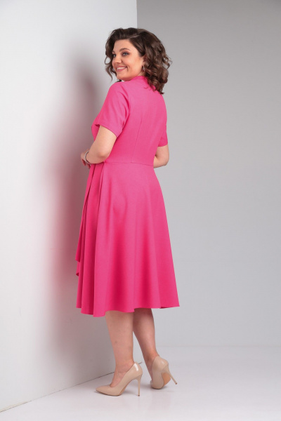 Платье Pocherk 1-015к розовый - фото 7