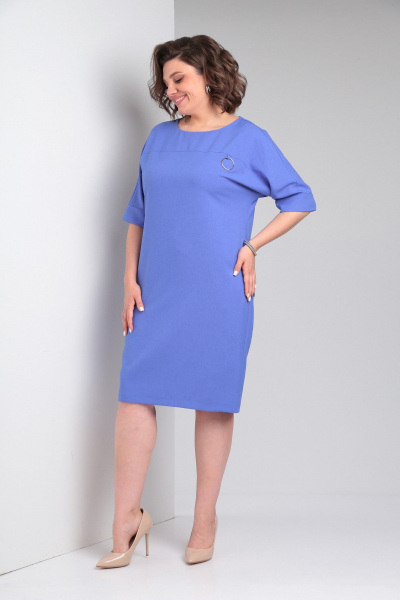 Платье Pocherk 1-046 голубой - фото 12