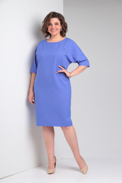 Платье Pocherk 1-046 голубой - фото 10