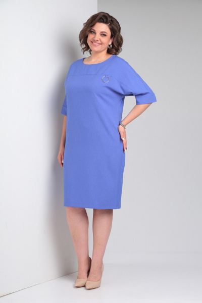 Платье Pocherk 1-046 голубой - фото 1