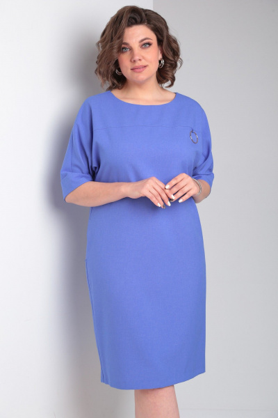 Платье Pocherk 1-046 голубой - фото 2