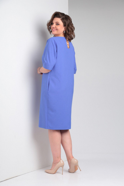 Платье Pocherk 1-046 голубой - фото 5