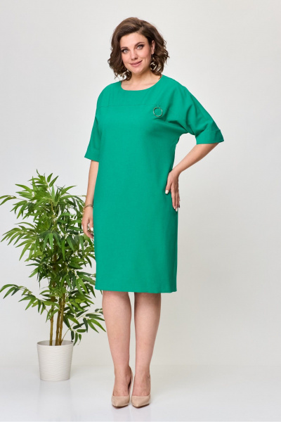 Платье Pocherk 1-046 зелень - фото 2