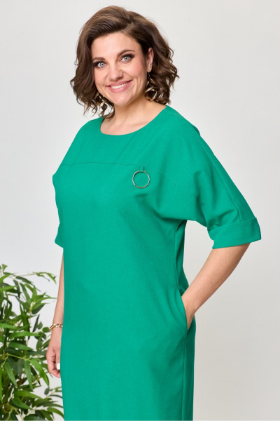 Платье Pocherk 1-046 зелень - фото 3