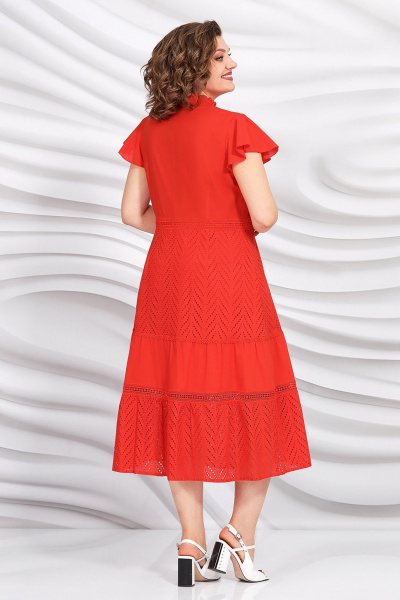 Платье Mira Fashion 5420 красный - фото 2