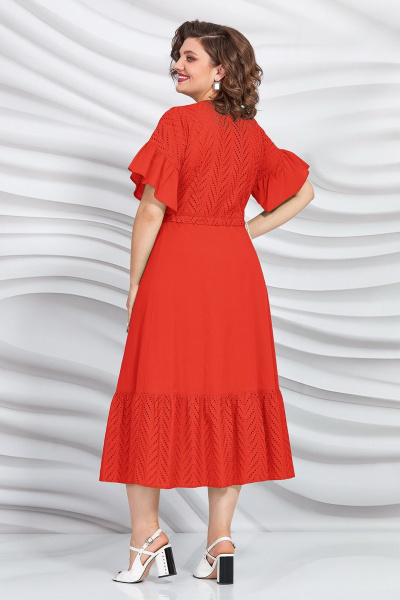 Платье Mira Fashion 5421 красный - фото 2