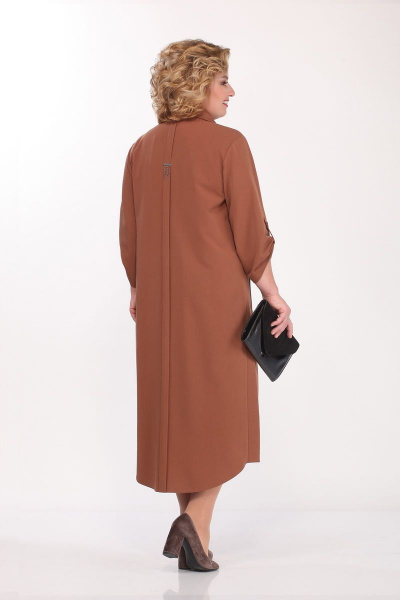 Платье Lady Secret 3669 коричневый - фото 3