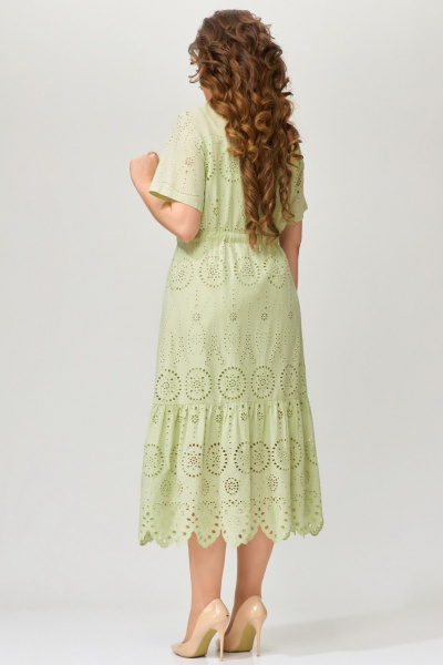 Платье Fita 1621 оливковый - фото 7