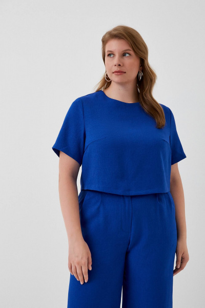 Блуза, брюки Patriciа 01-5541-2 синий - фото 2