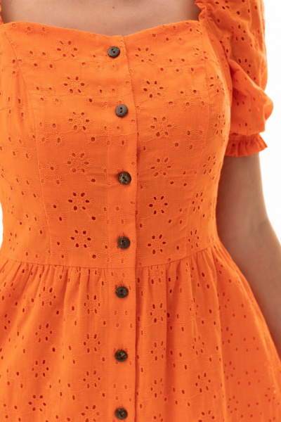 Платье Golden Valley 4720-1 оранжевый - фото 5