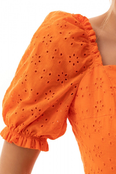 Платье Golden Valley 4720-1 оранжевый - фото 4