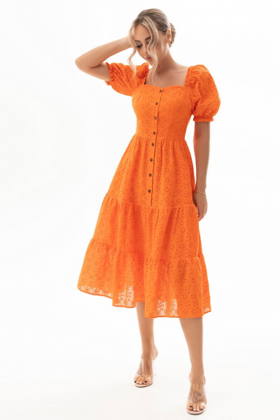 Платье Golden Valley 4720-1 оранжевый - фото 1