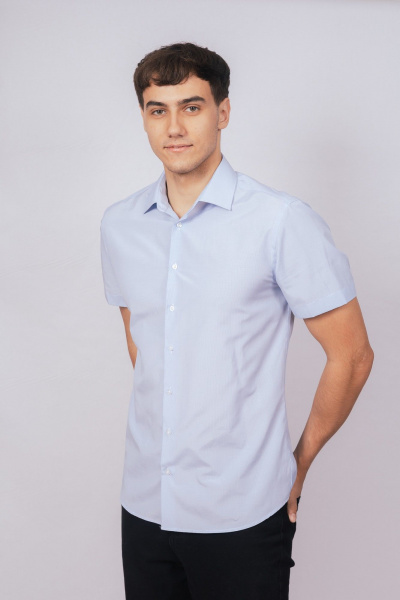 Рубашка Nadex 01-088721/304-24 бело-голубой - фото 1