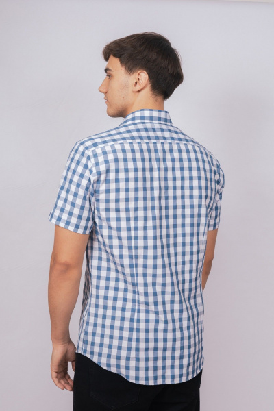Рубашка Nadex 01-088721/404-24 бело-синий - фото 6