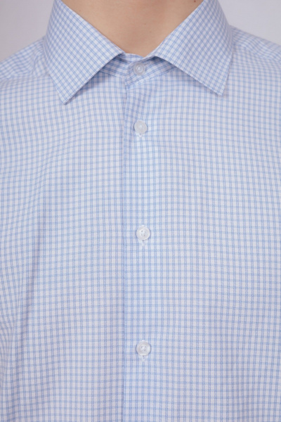 Рубашка Nadex 01-088721/404-24 голубо-белый - фото 5