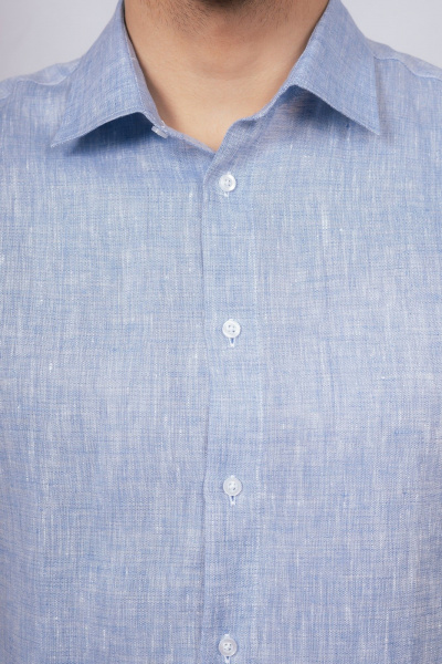 Рубашка Nadex 01-089922/310-24 бежево-голубой - фото 4