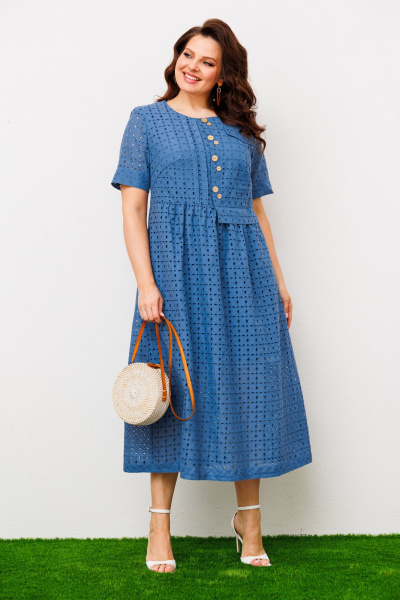 Платье Romanovich Style 1-1951 светло-синий - фото 2