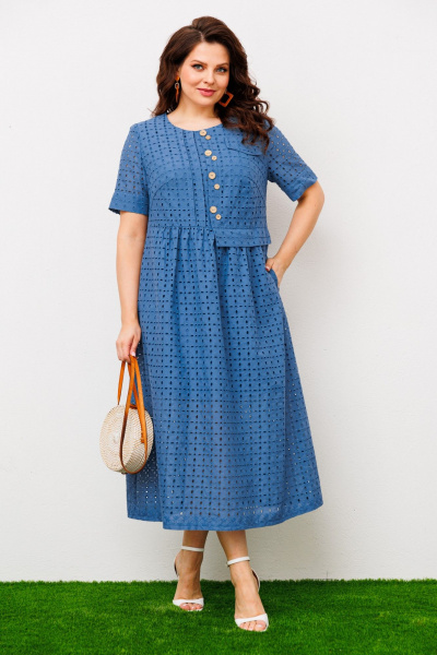 Платье Romanovich Style 1-1951 светло-синий - фото 1