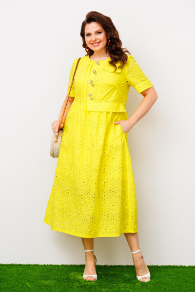 Платье Romanovich Style 1-1951 желтый - фото 1