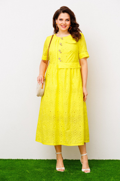 Платье Romanovich Style 1-1951 желтый - фото 7