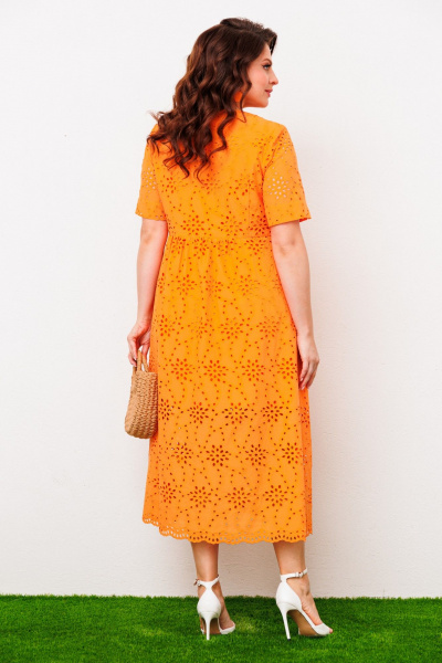 Платье Romanovich Style 1-1951 оранжевый - фото 8