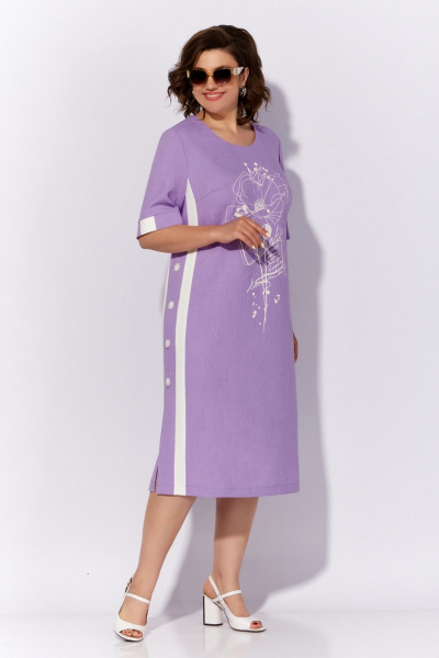 Платье Tellura-L 1725 фиолет - фото 1