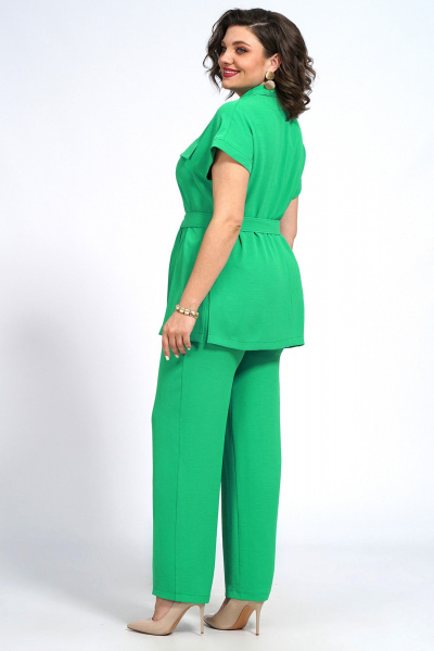 Блуза, брюки Пинск-Стиль 146 зеленый - фото 7