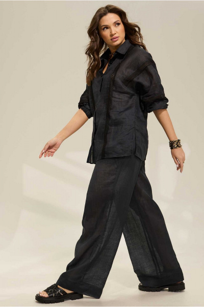 Блуза, брюки Mislana 1063 черный - фото 8