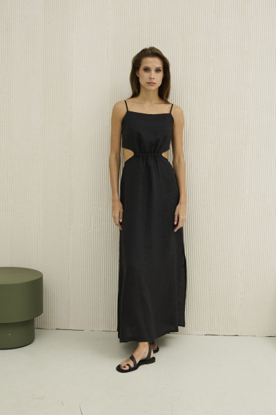 Платье DAVA 147 черный - фото 5