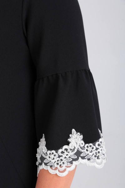 Платье Диомант 1553 черный - фото 4