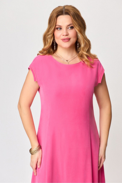 Блуза, платье Laikony L-491 розовый - фото 5