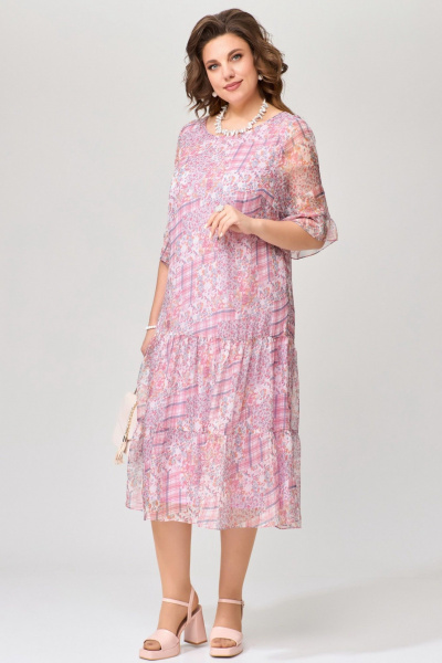 Платье Fita 1681 розовый - фото 3