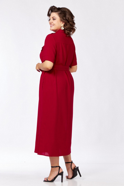 Платье VI ORO VR-1136 красно-бордовый - фото 13