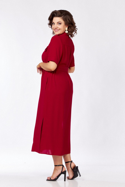 Платье VI ORO VR-1136 красно-бордовый - фото 3
