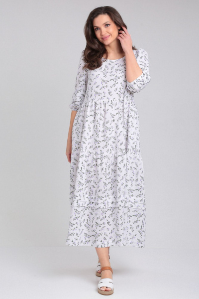 Платье LeNata 13273 дизайн-на-белом - фото 2