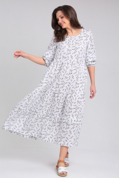 Платье LeNata 13273 дизайн-на-белом - фото 1